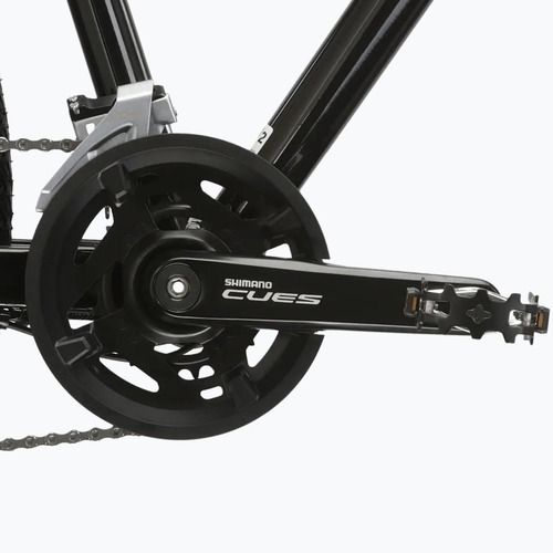 Women's cross bike KROSS Evado 5.0 W black/turquoise/shine