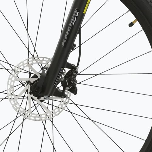 Women's cross bike KROSS Evado 5.0 W black/turquoise/shine