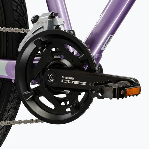 Women's cross bike KROSS Evado 5.0 W purple/black/shine
