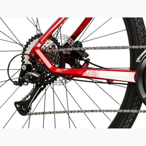 Cross bike KROSS Evado 4.0 maroon/white/shine