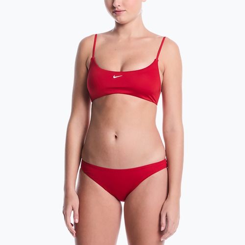 Women's two-piece swimsuitNike Essential Bralette Bikini gym red