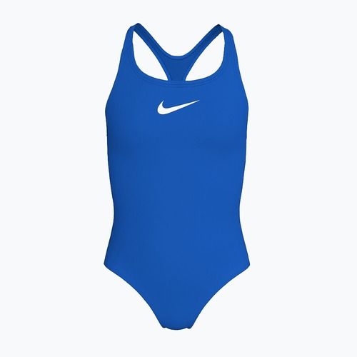 Children's one-piece swimsuit Nike Essential Racerback blue crystal