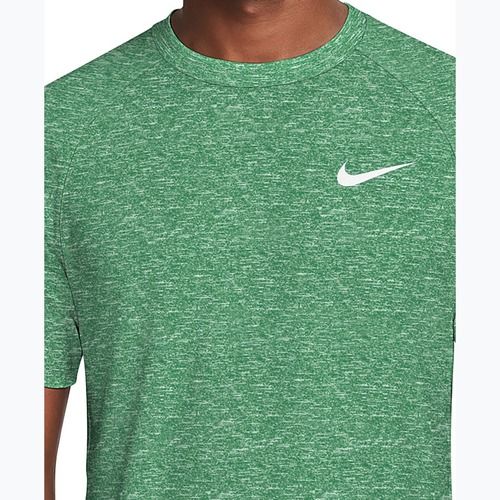 Men's swim top Nike Heather Hydroguard malachite