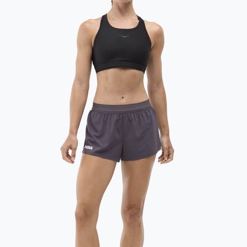 Women's running shorts HOKA Race Day Split squid ink