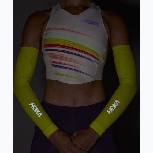Running sleeves HOKOA Race Day hoka citrus
