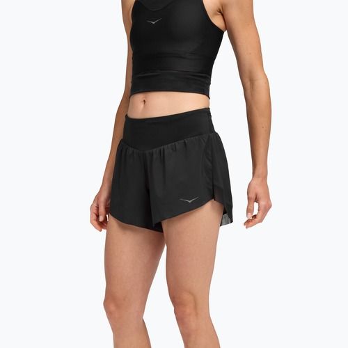 Women's running shorts HOKA Glide 4" black