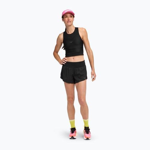 Women's running shorts HOKA Glide 4" black