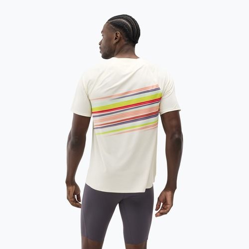 Men's running top HOKA Race Day alabaster flare