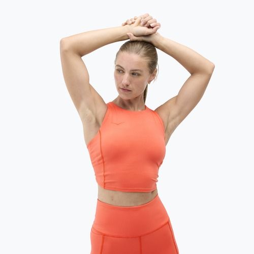 Training bra HOKA Elaro Crop bell pepper