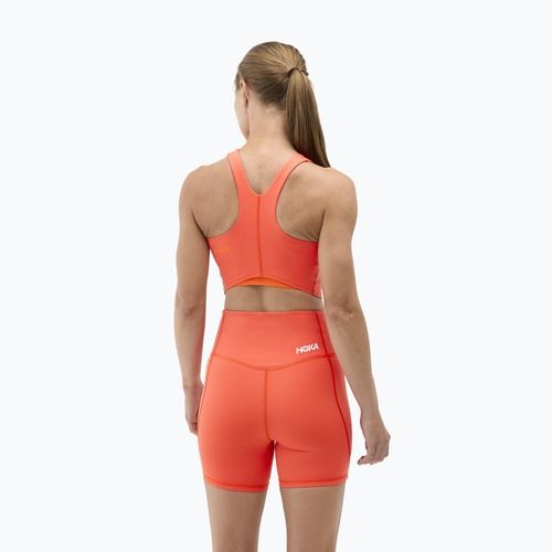 Training bra HOKA Elaro Crop bell pepper