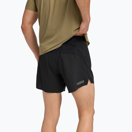 Men's running shorts HOKA Glide 5" black