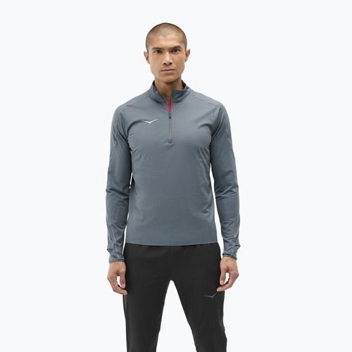 Men's running sweatshirt HOKA GlideTech Quarter Zip faded navy