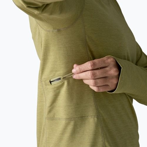 Women's sweatshirt Patagonia Capilene Cool Sun Hoody gumtree green/light gumtree green x-dye