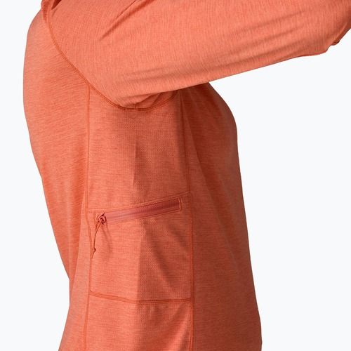Women's sweatshirt Patagonia Capilene Cool Sun Hoody mellow melon/peach sherbet x-dye