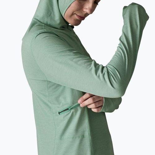 Women's sweatshirt Patagonia Capilene Cool Sun Hoody thermal blue/thin ice x-dye