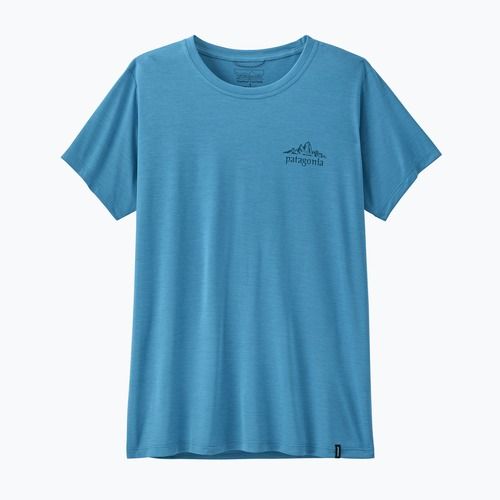 Women's T-shirt Patagonia Capilene Cool Daily - Cloud Crag shore blue/light shore blue x-dye