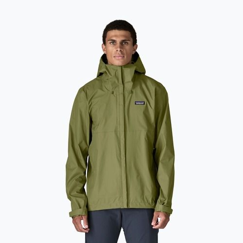Men's rain jacket Patagonia Torrentshell 3L Rain caper green