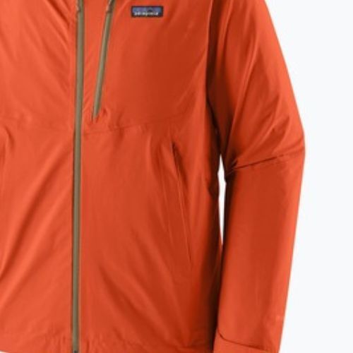 Men's rain jacket Patagonia Granite Crest Rain coal orange