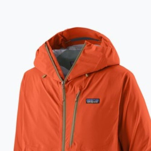 Men's rain jacket Patagonia Granite Crest Rain coal orange
