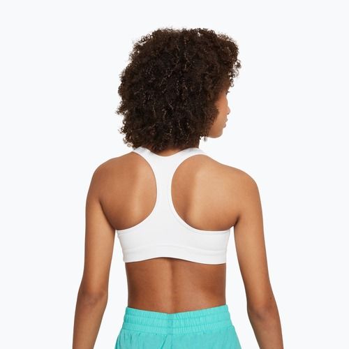 Children's training bra Nike Swoosh white/pure platinum