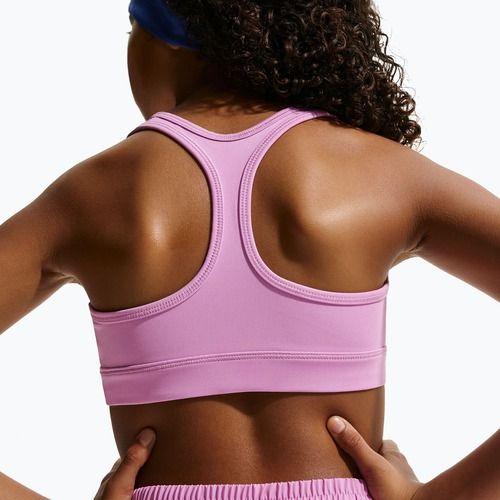 Children's training bra Nike Swoosh light magenta/white