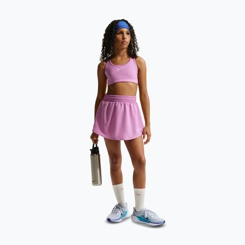 Children's training bra Nike Swoosh light magenta/white