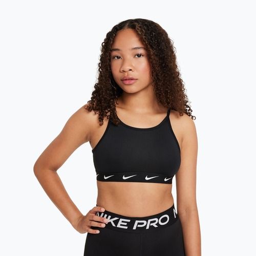 Children's training bra Nike One black/white