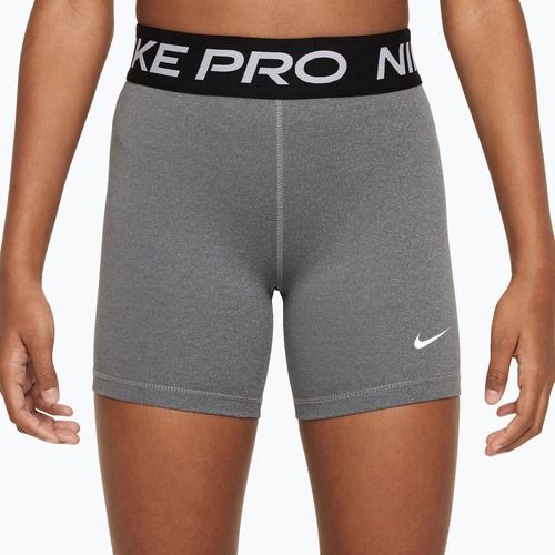 Children's shorts Nike Pro carbon heather/white