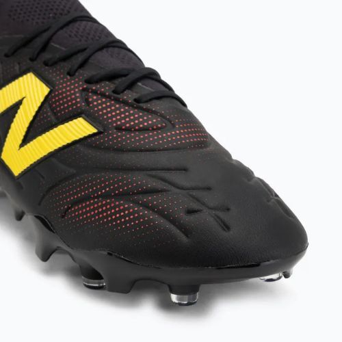 Football boots New Balance Tekela Pro Low V5 FG black 100/punch yellow/fire cracker