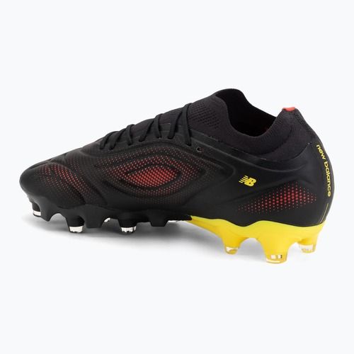 Football boots New Balance Tekela Team Low V5 FG black 100/punch yellow/fire cracker