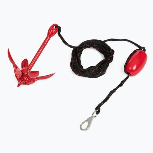 Anchor for jet ski, kayak/SUP AQUASTIC 1,5 kg 7,6 m red