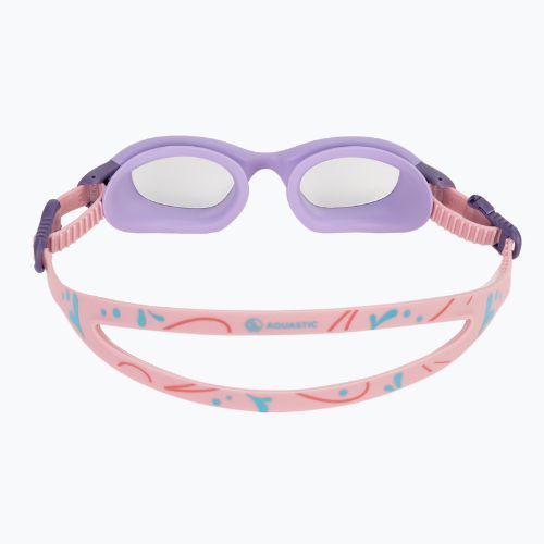 Children's swimming goggles AQUASTIC Spinny purple