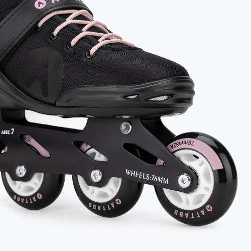 Women's rollerblades ATTABO Cyclone Alu pink