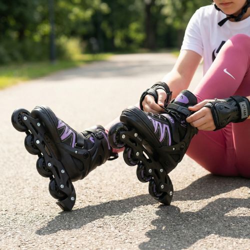 Children's inline skates HEAD Climb purple