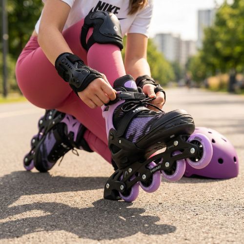 Children's inline skates HEAD Galaxy 2in1 purple