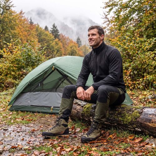 Bluza trekkingowa męska KADVA ForPeak WP czarny
