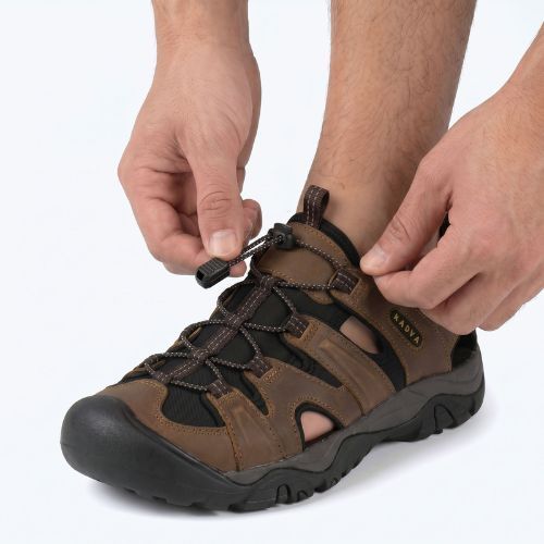 Men's travel sandals KADVA Strike Vent brown