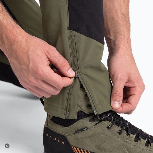 Men's trekking trousers KADVA Woodsy green