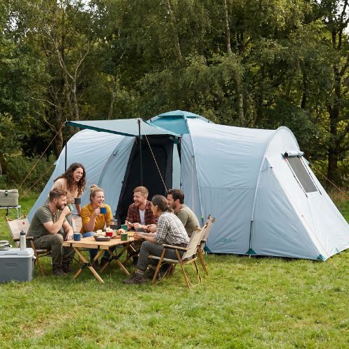 Camping tent KADVA Kavio 6 plus grey