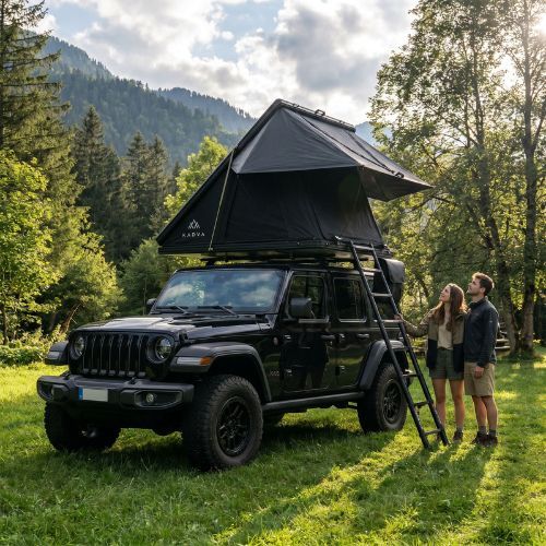 2-Person Roof Tent Kadva Razor Black