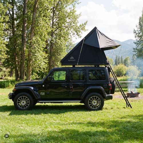 2-Person Roof Tent Kadva Razor Black