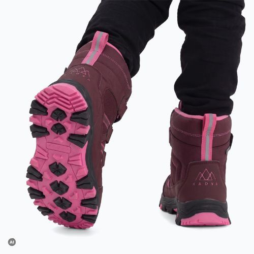 Children's snow boots KADVA Snowey Mid WP pink