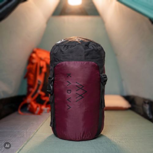 KADVA Mafana 300 down sleeping bag red