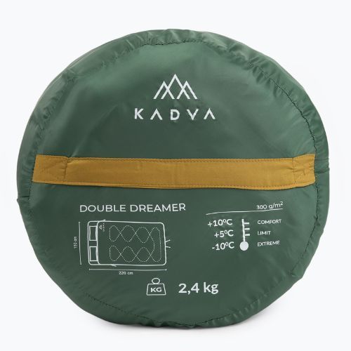 Double sleeping bag KADVA Double dream green