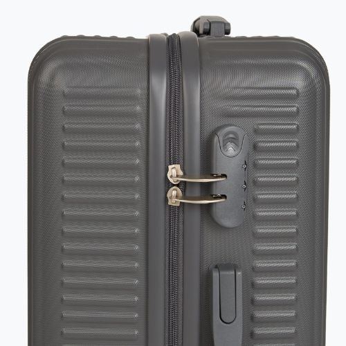 Medium travel suitcase KADVA Palero 64 l grey