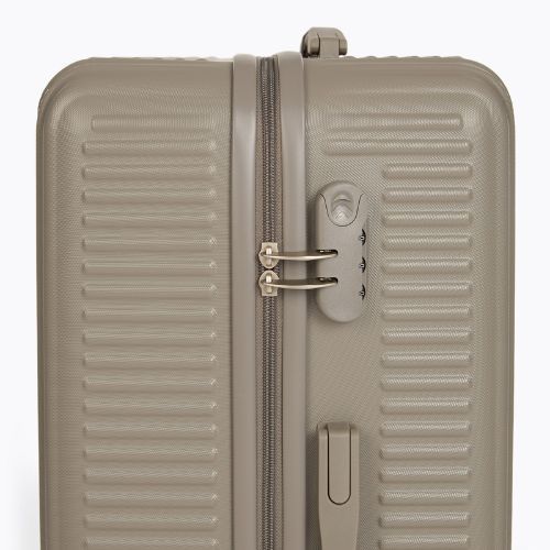 Large travel suitcase KADVA Palero 95 l beige