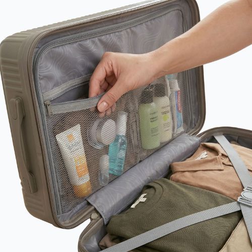 Large travel suitcase KADVA Palero 95 l beige
