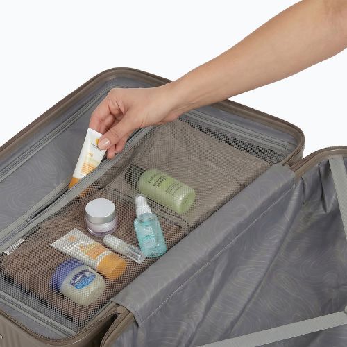 Large travel suitcase KADVA Palero 95 l beige