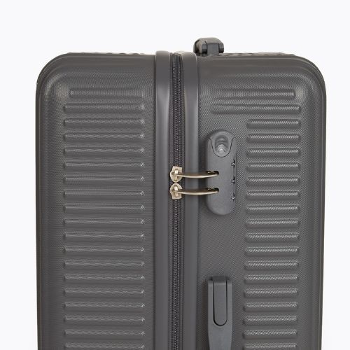 Large travel suitcase KADVA Palero 95 l grey