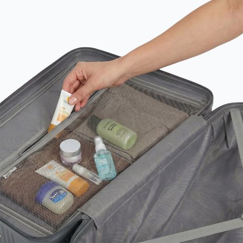 Large travel suitcase KADVA Palero 95 l grey